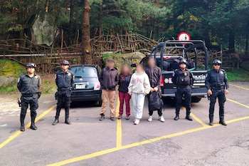 Cuatro estudiantes de 21 años se extraviaron durante una caminata en Los Dinamos, en la alcaldía La Magdalena Contreras.. Crédito: Especial