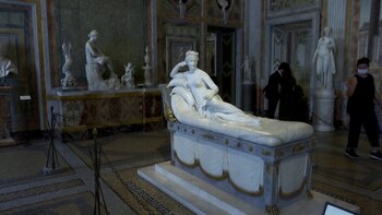 La escultura, en una exhibición