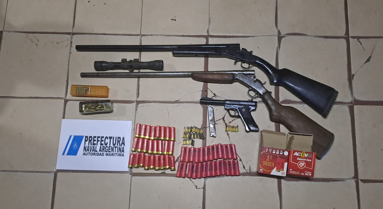 Lo secuestrado en los allanamientos