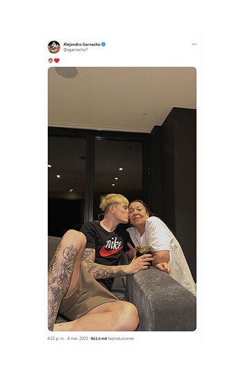 La foto de Alejandro Garnacho