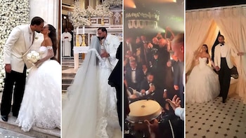 Los detalles y la galería de fotos de la lujosa boda de Donnarumma con Alessia Elefante: del show vikingo de Haaland al recital de Ozuna