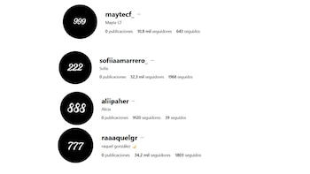 Los perfiles de las exvocalistas de Nueva Línea.