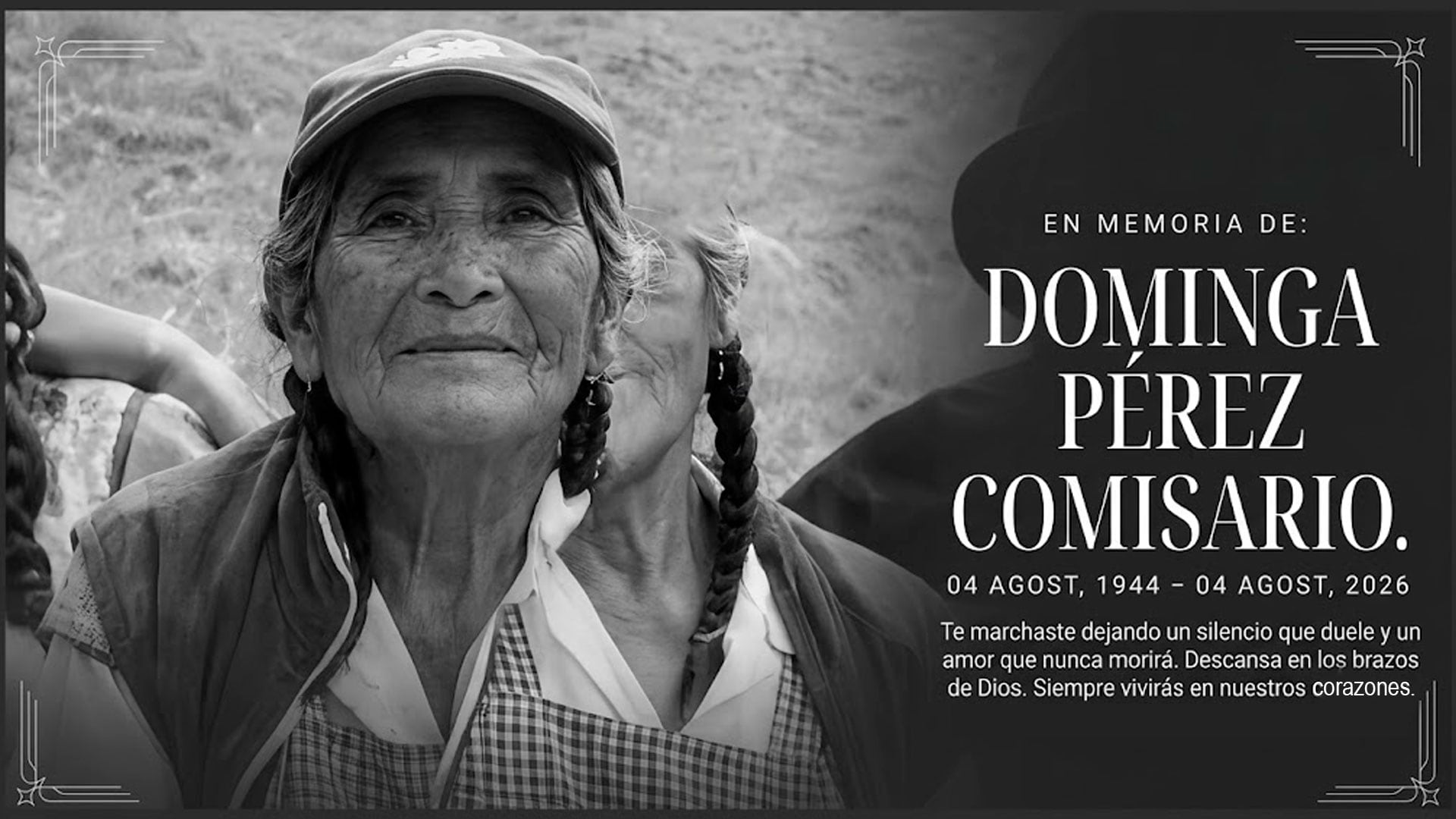 La mujer de 82 años regresaba a las 9 de la noche de vender cemitas cuandop un hombre la suguió para robarle el dinero y pesar de que se lo entregó, la mató Foto: Memorial familares