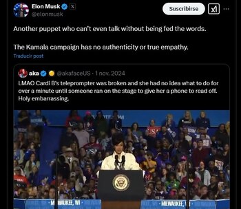 Elon Musk criticó a Cardi