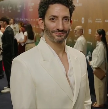 Juan Minujin en Premios Platino (Captura TV)