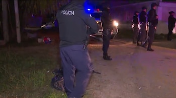 Operativo en barrio Los Sueños (Captura Telemundo/Canal 12)