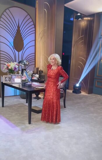 El vestido que eligió Mirtha