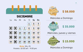Precios de Entradas para Navidad