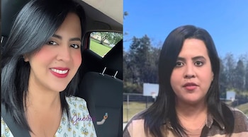 La periodista Estefany Rodríguez, de