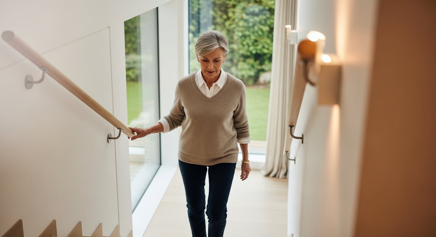 Subir escaleras diariamente está vinculado con una reducción significativa del riesgo cardiovascular. (Imagen Ilustrativa Infobae)