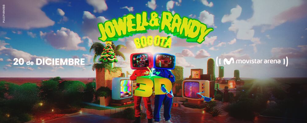 Jowell & Randy regresan a Bogotá con un espectáculo 3D en el Movistar Arena el 20 de diciembre de 2025 - crédito cortesía Jaque