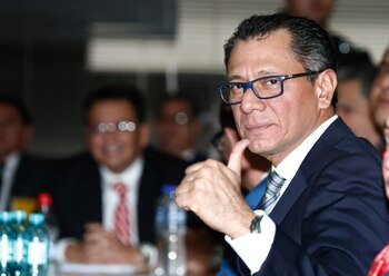 El ex vicepresidente de Ecuador
