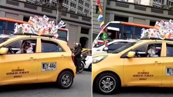 Taxista se hizo viral decorando