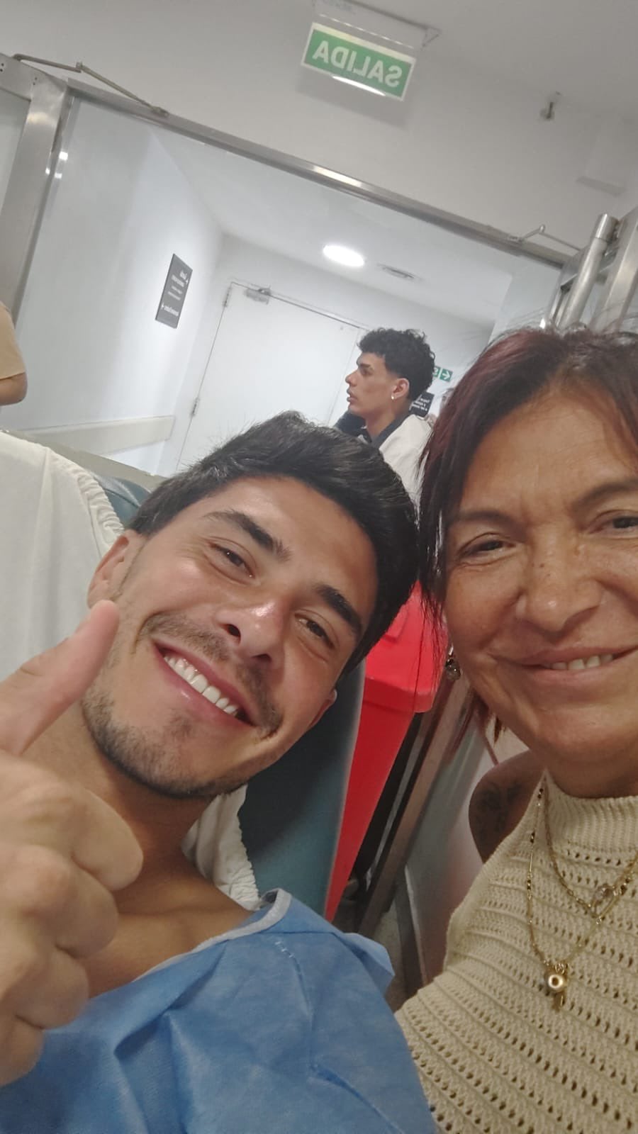 La foto que subió el club Mauricio Nievas como protagonista (Crédito: @ClubMadryn)