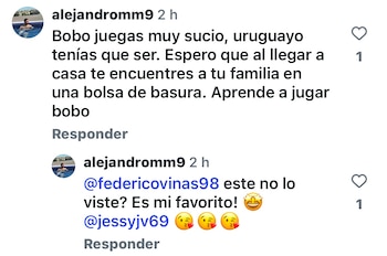 Este es otro de los comentarios que Alejandro Martínez realizó en contra de los aficionados de Toluca. (Captura de pantalla)