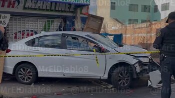 Derivado del accidente, una persona