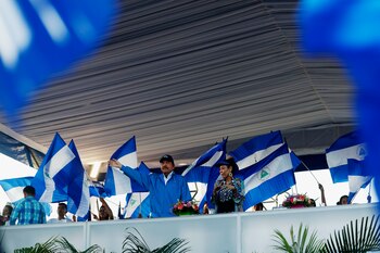 El presidente de Nicaragua, Daniel