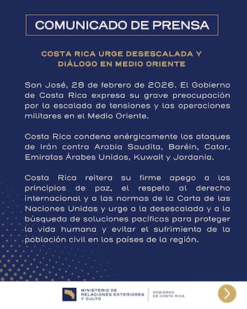 El comunicado oficial destaca el