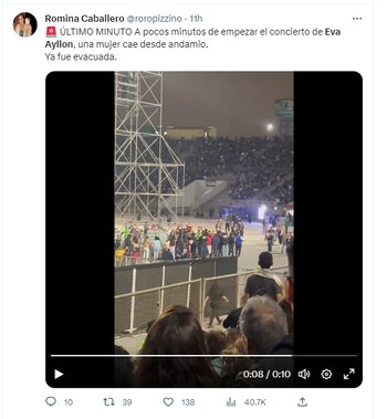 Fans preocupados por mujer que