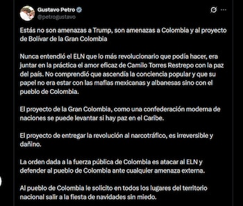 El presidente aseguró que ordenó