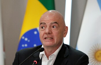 Gianni Infantino es presidente de