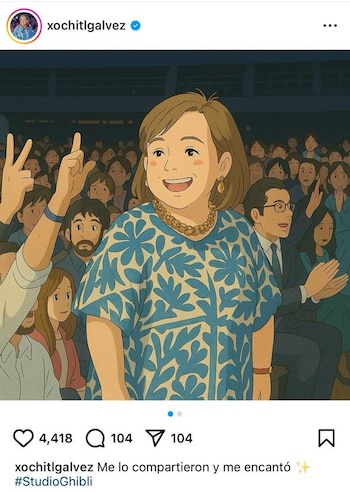 Xóchitl Gálvez publicó una imagen