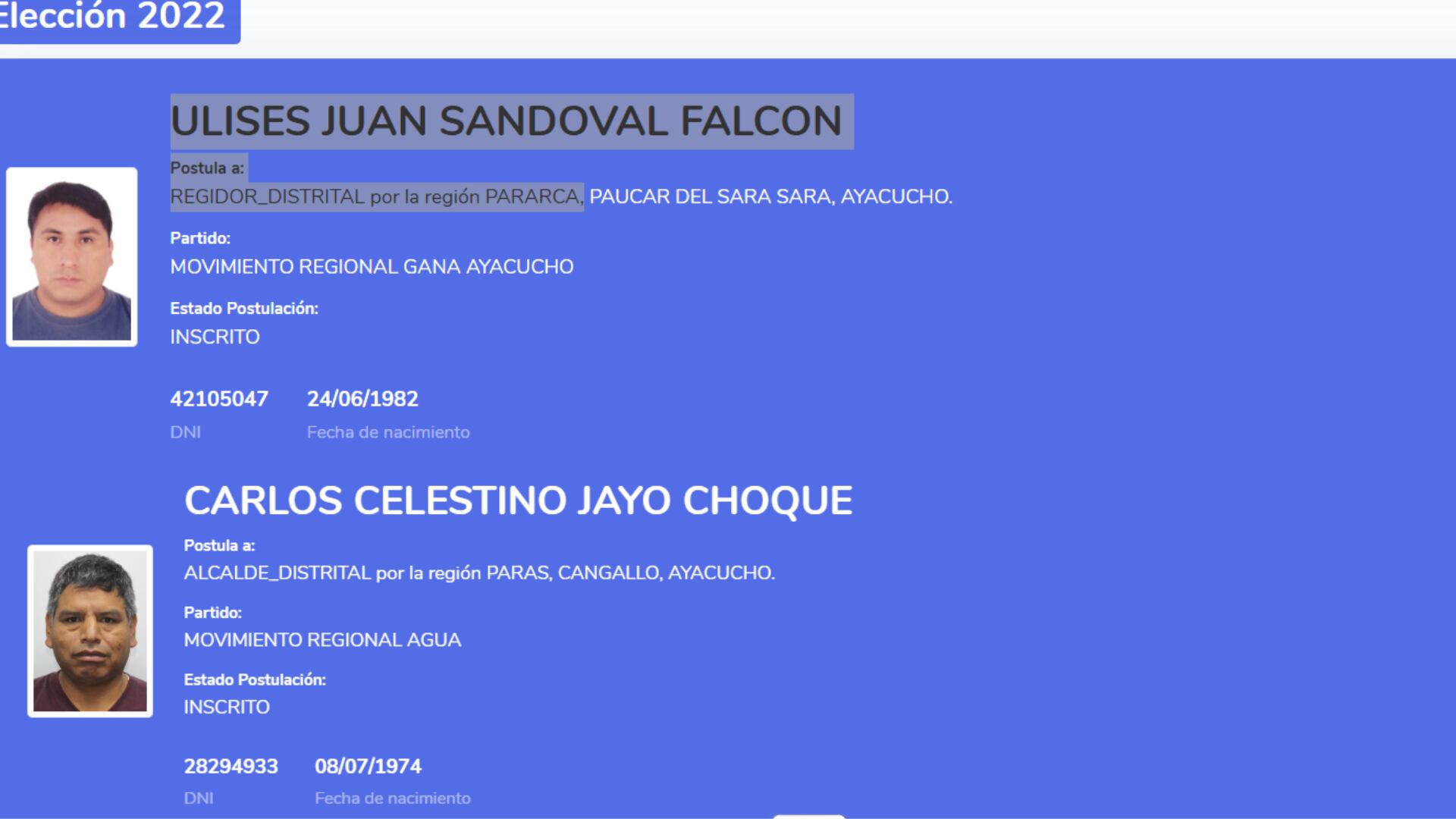 Dos alcaldes tras las rejas por red que causó daño económico de S/ 750 mil al Estado en Ayacucho