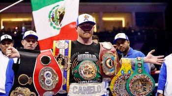 De un debut discreto a leyenda del boxeo: el histórico registro de Canelo Álvarez peleando en octubre