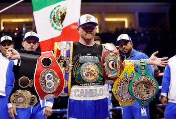 Saúl "Canelo" Álvarez muestra sus