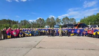 Imagen panorámica de los presos