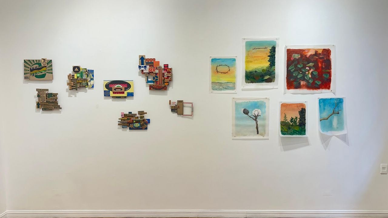 Obras de Elisa Strada y Santiago Quesnel