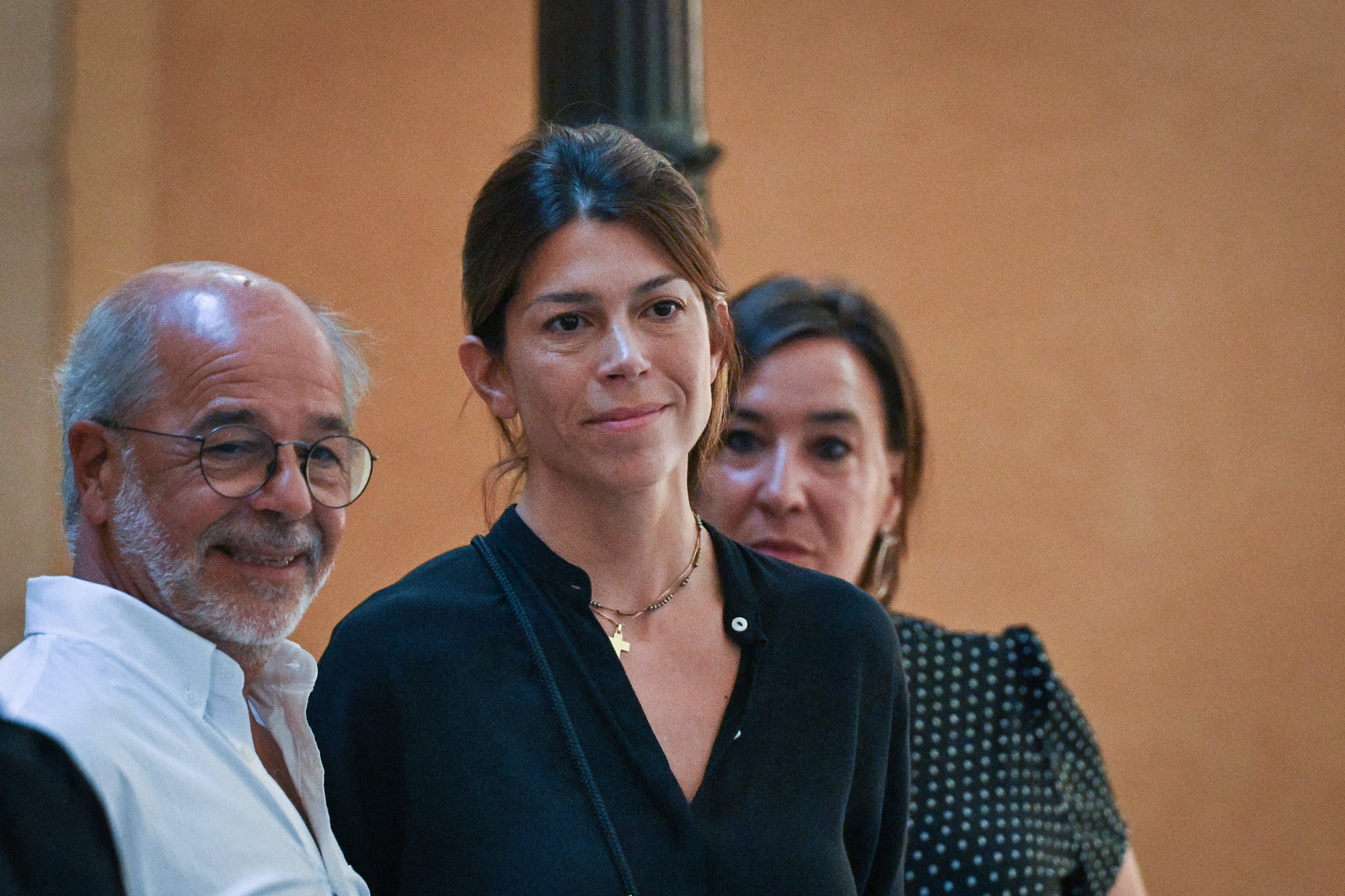 María Aramburu, la esposa del ex Puma (EFE/EPA/FIRAS ABDULLAH)