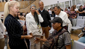 La gobernadora Dilian Francisca Toro