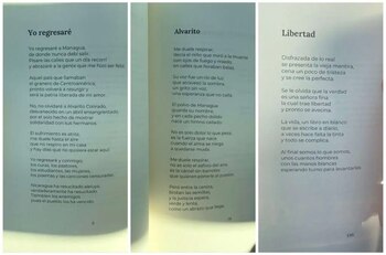 'Me duele hasta el aire' reúne poemas previos al encarcelamiento, versos sobre el exilio y una sola obra escrita durante la prisión. (Foto: CONFIDENCIAL 30)
