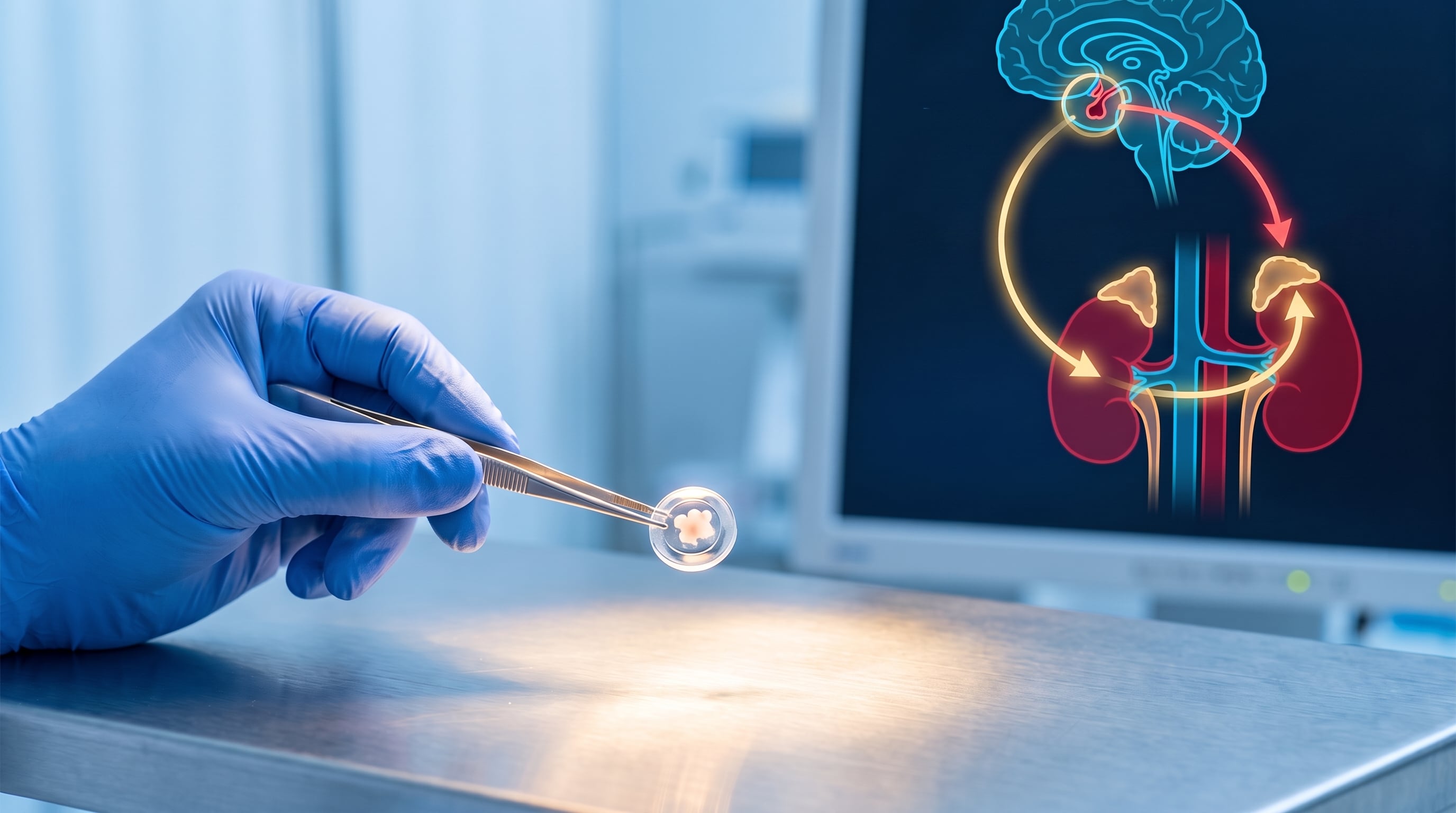 Un equipo de la Universidad de Nagoya logró restaurar la producción hormonal en un primate mediante tejido hipofisario cultivado a partir de células madre. (Imagen Ilustrativa Infobae)