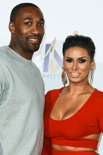 Gilbert Arenas y Laura Govan