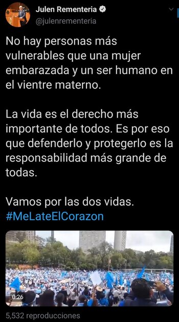 El senador panista habló sobre