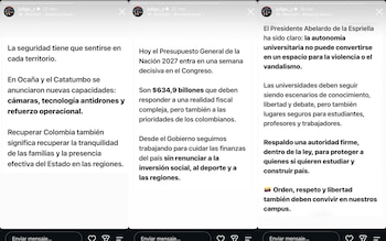 Post de Juliana Gutiérrez en Instagram sobre el recorte presupuestal al Deporte - crédito Instagram