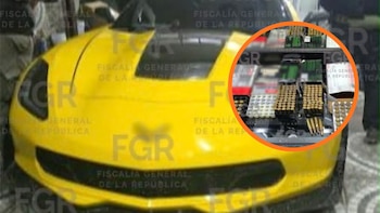 Encuentran un Corvette y material bélico en dos inmuebles de Valle de Chalco: hay solo un detenido