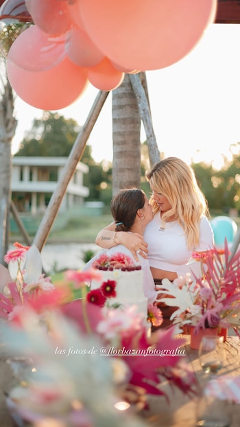 Wanda Nara y Francisca comparten