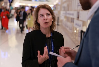 La diplomática Marcia Levaggi habla