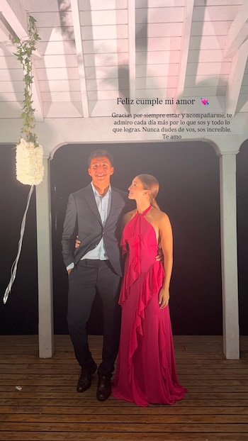 El romántico saludo de cumpleaños de Indiana Cubero a Thiago Silvero