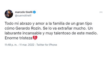El sentido tuit de Marcelo