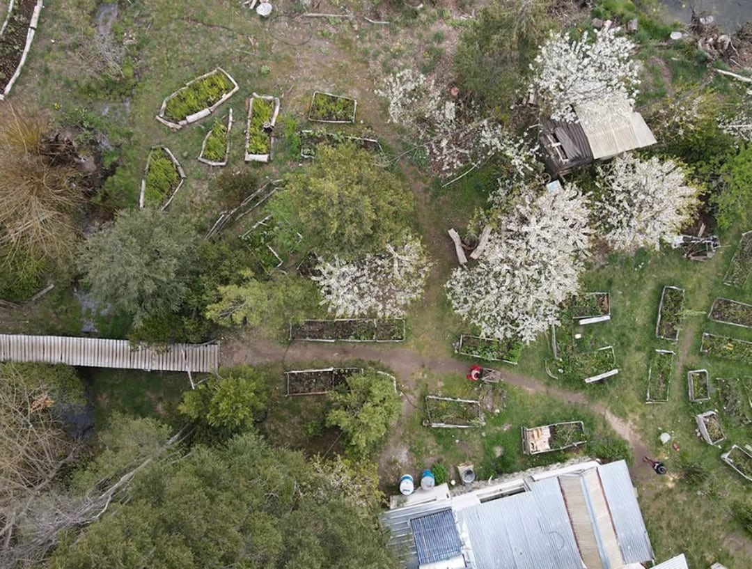 La chacra antes del incendio