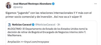José Manuel Restrepo, exministro de