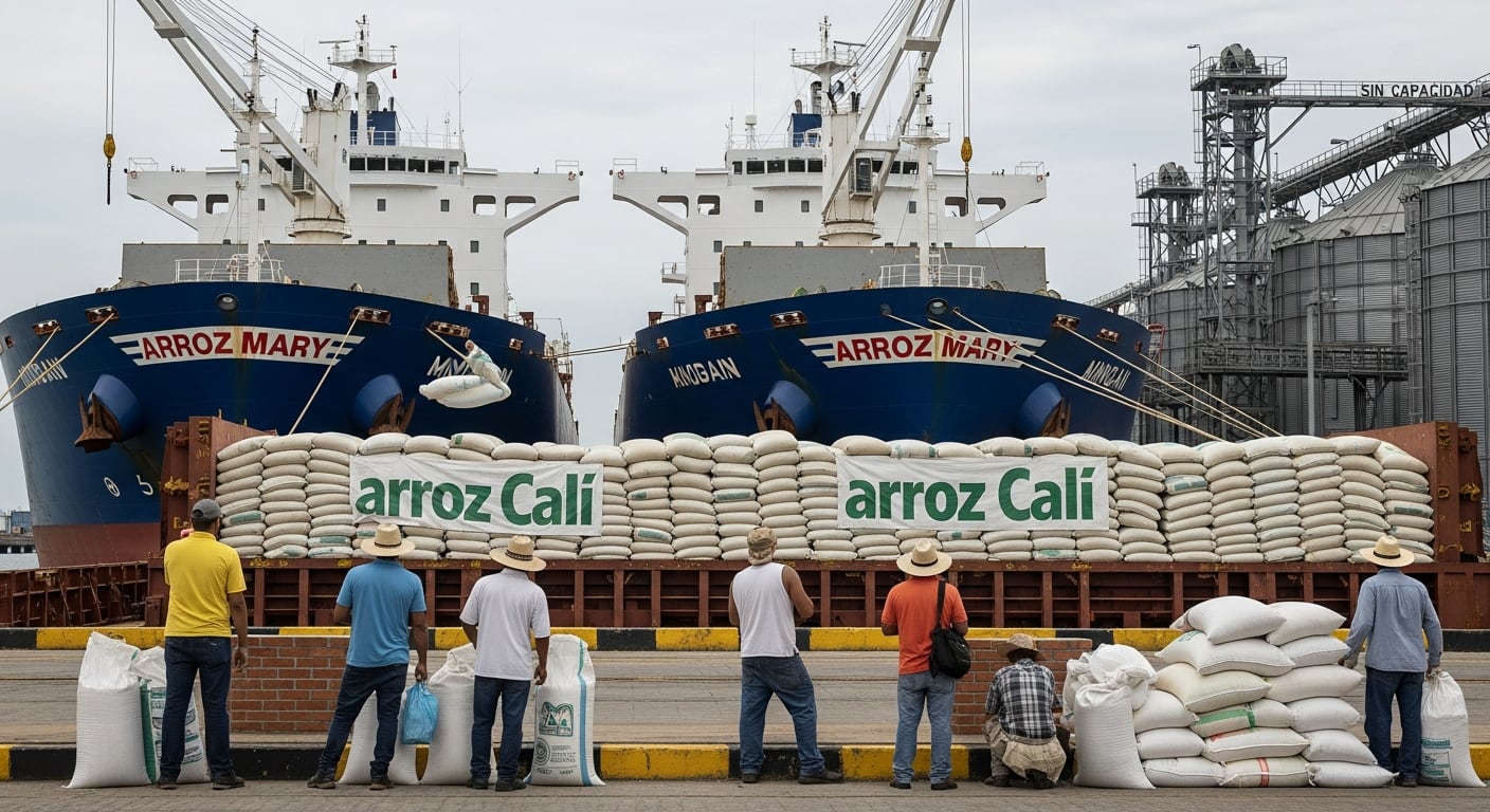 La sobreoferta de arroz importado pone en riesgo la próxima siembra y amenaza la sostenibilidad del sector agrícola venezolano. (Imagen Ilustrativa Infobae)