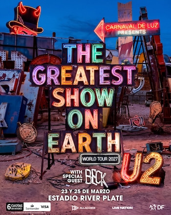 El afiche de la gira de U2