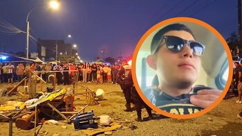 Efectivo de la PNP se encuentra en estado crítico y podría quedar ciego de un ojo. Composición Infobae/RPP