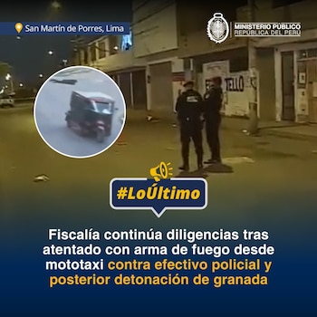 Ministerio Público comunicó que la