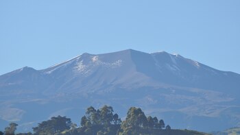 Puracé Volcano warnen die Behörden